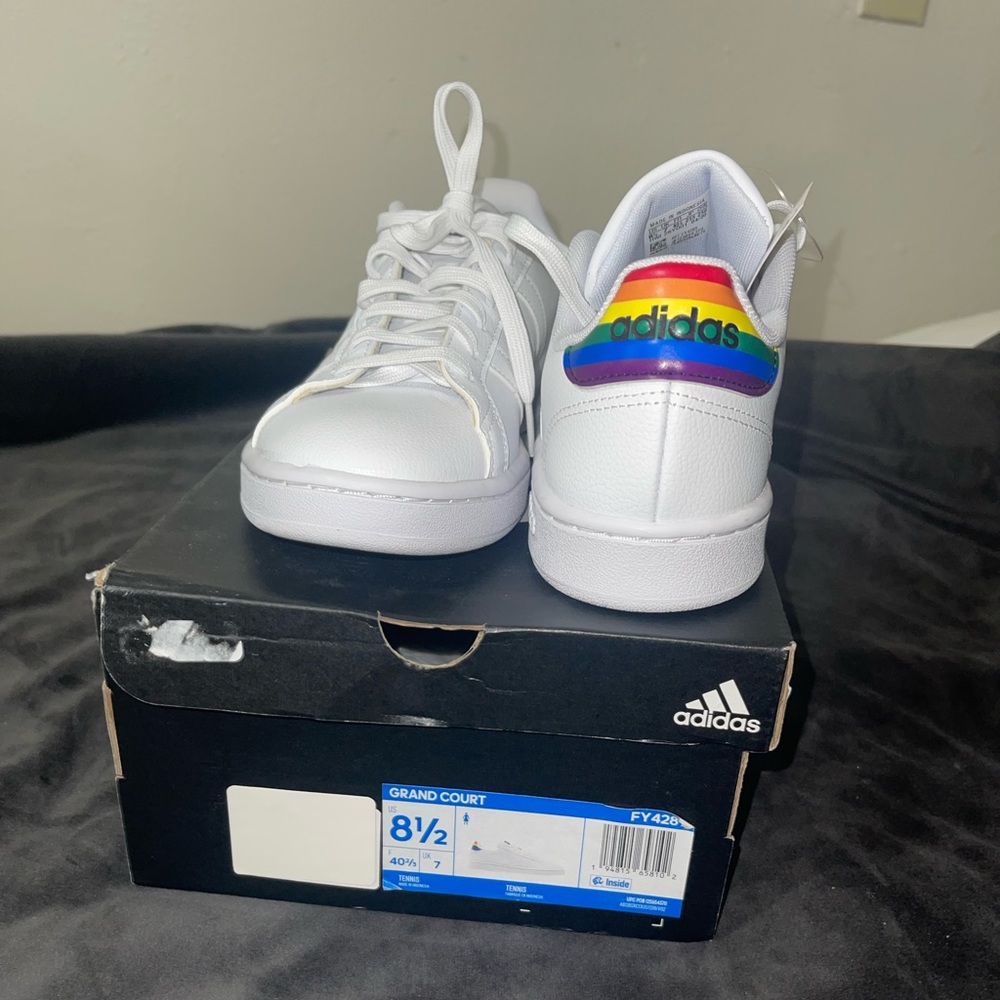 Adidas white sneakers. Limited edition